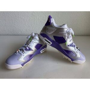 Nike Air Jordan Retro 6 NRG U23 Golf Purple Metallic Silver FD0205-055 Men 10.5